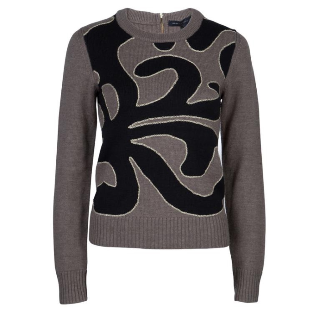 Marc by Marc Jacobs Merino Wool Embroidered Sweater